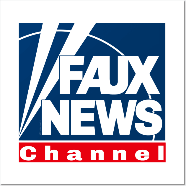 Faux News Wall Art by snarkshop